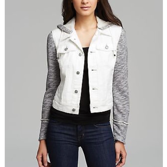 free people white jean jacket